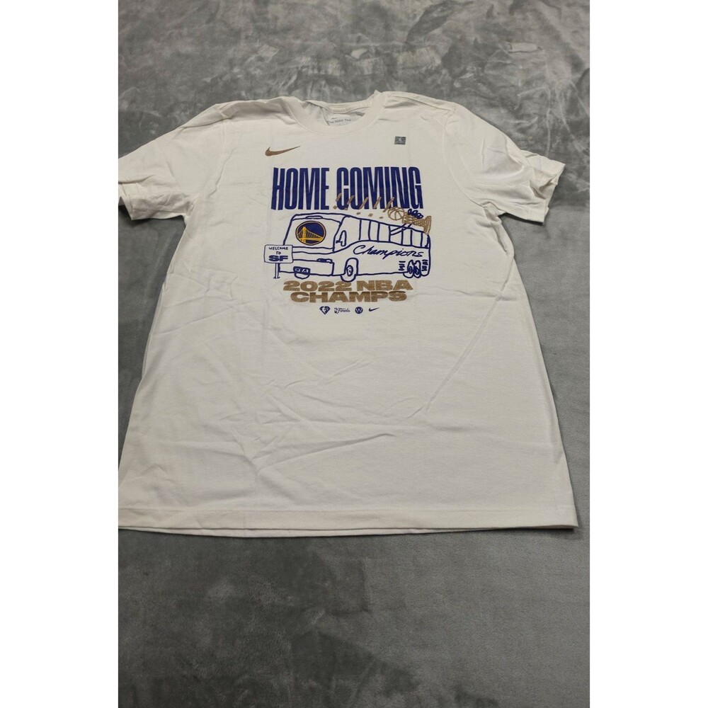 Golden‎ State Warriors White Large 2022 NBA Champions Celebration T-Shirt